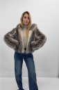 pelliccia con zip siberia